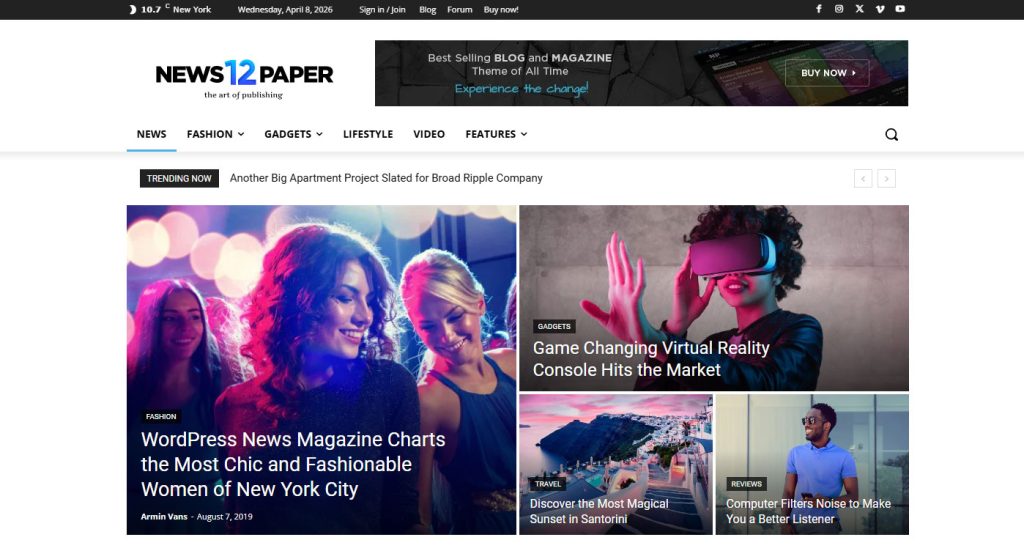 newspaper wordpress theme